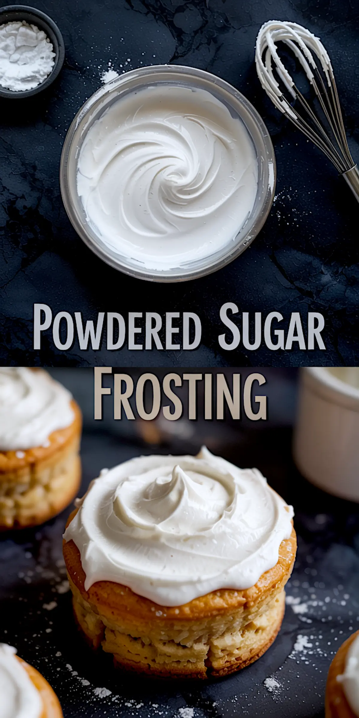 Powdered Sugar Frosting For Cakes And Cookies Easy Pourable Icing 