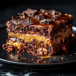 Chocolate Caramel Dump Cake